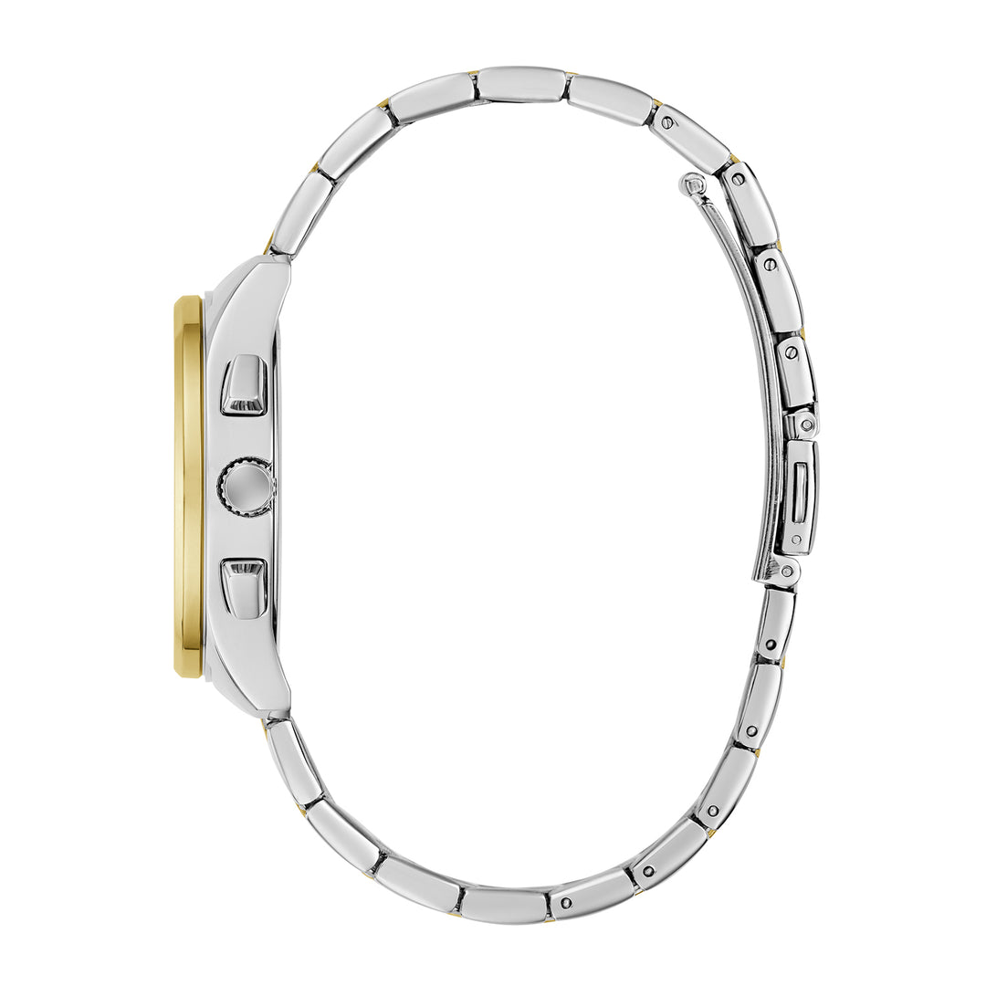 Guess Women's Watch Silver & Gold Tone Case Blue Dial Quartz