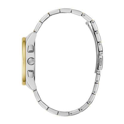 Guess Women's Watch Silver & Gold Tone Case Blue Dial Quartz