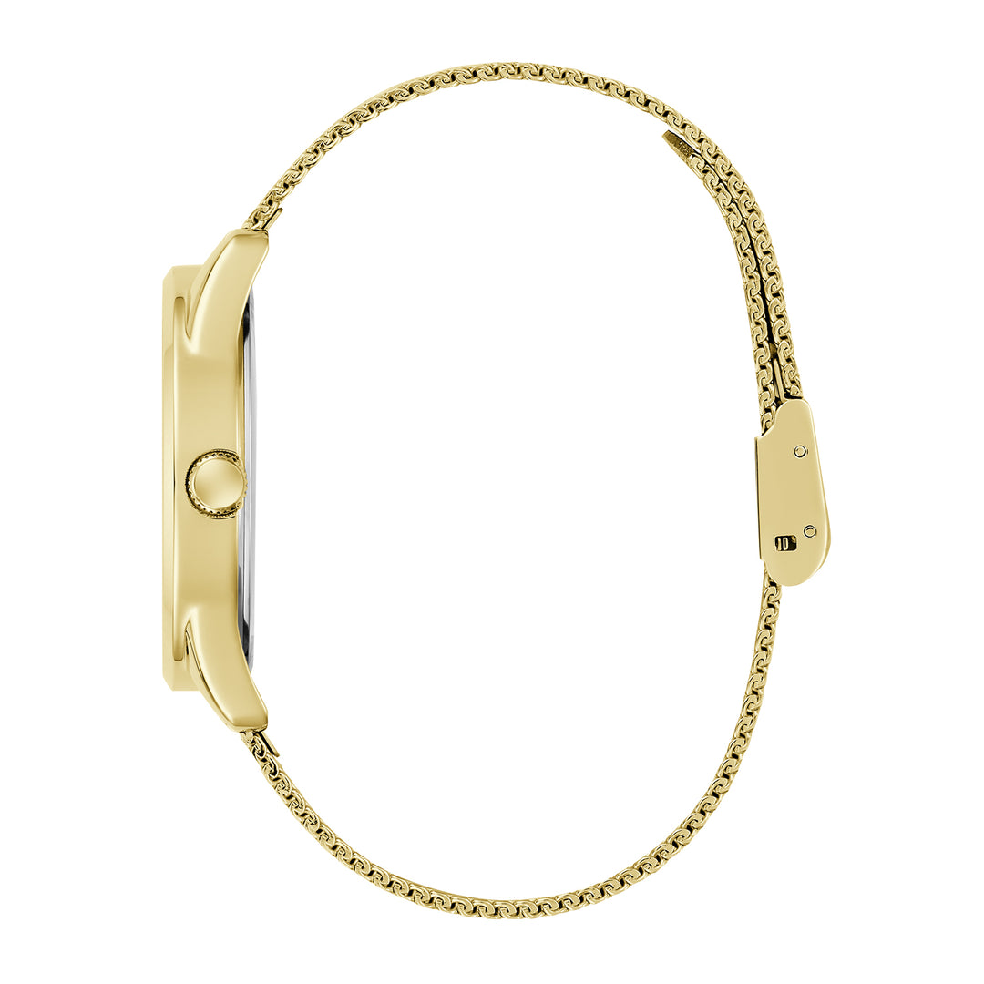 Guess Women's Watch Gold Tone Case Champagne Dial Quartz