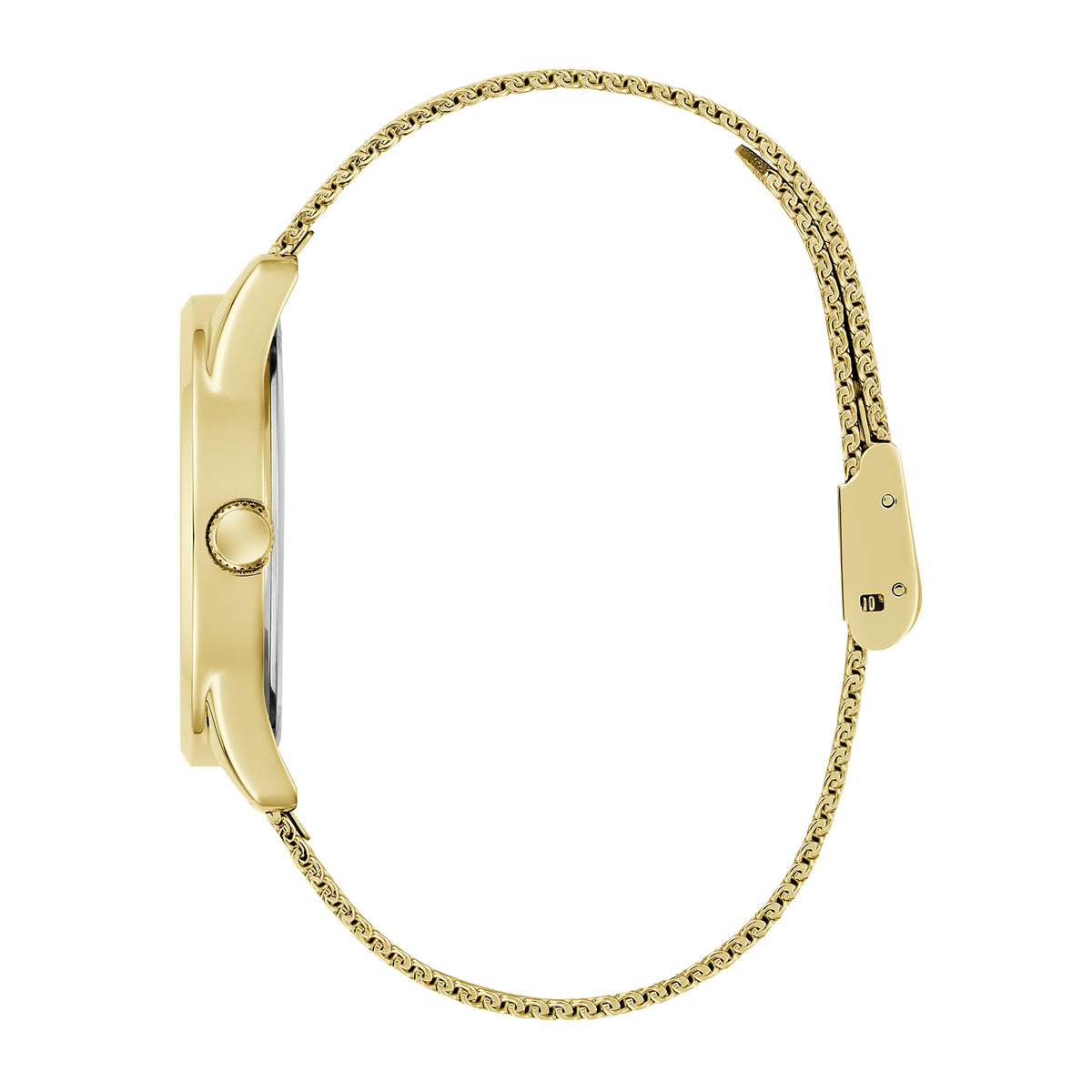 Guess Women's Watch Gold Tone Case Champagne Dial Quartz
