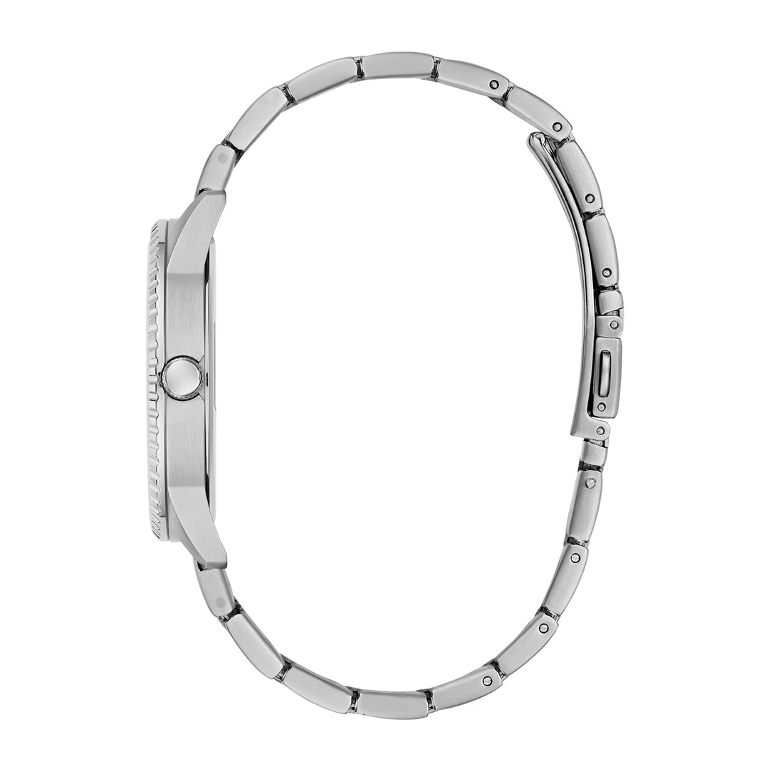 Guess Men's Watch Silver Tone Case Green Dial Quartz