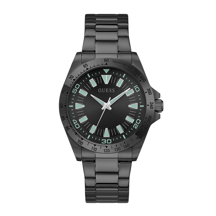 Guess Men's Watch Black Tone Case Black Dial Quartz