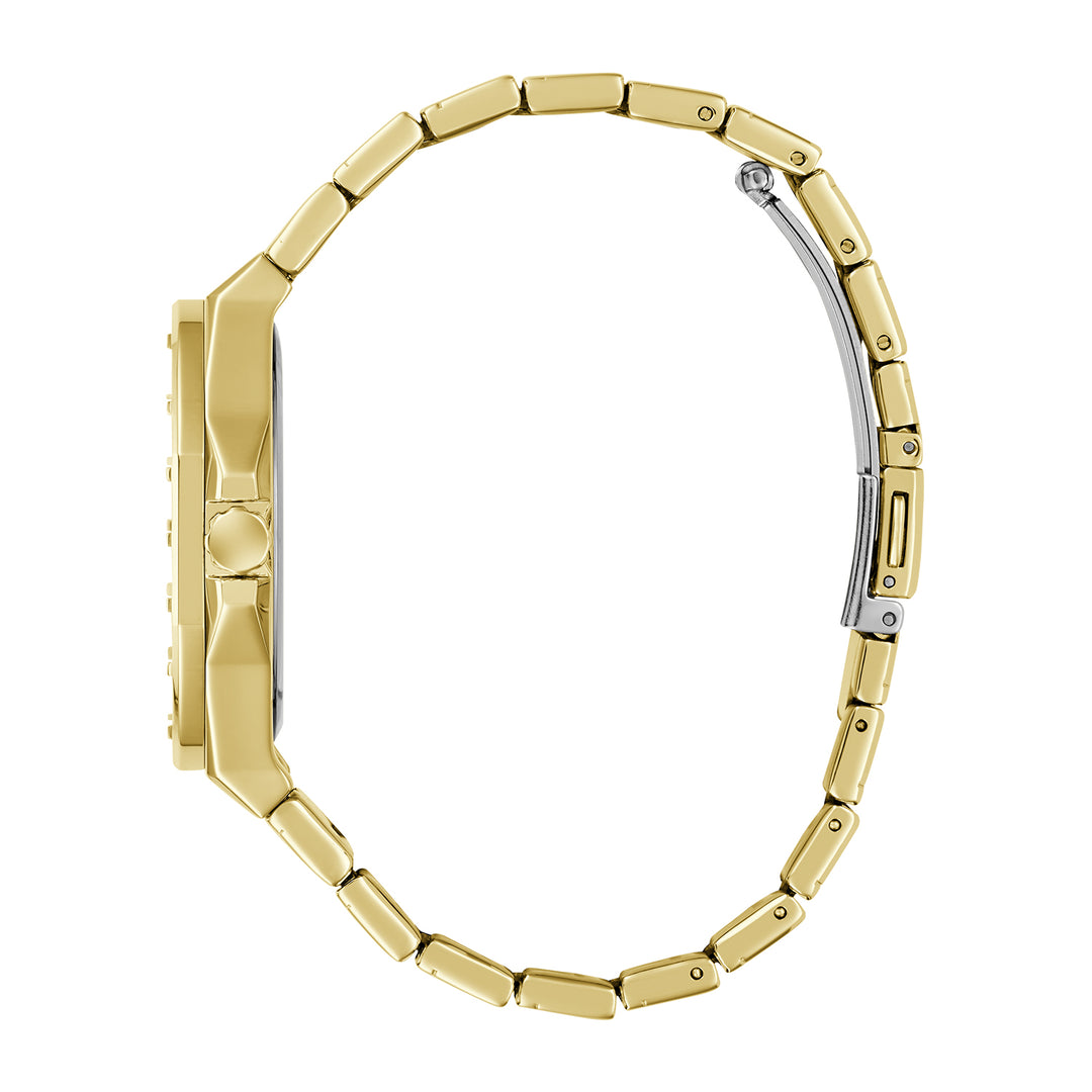 Guess Men's Watch Gold Tone Case Champagne Dial Quartz