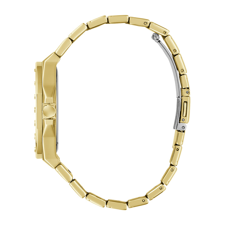 Guess Men's Watch Gold Tone Case Champagne Dial Quartz
