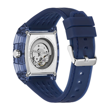 Guess Men's Watch Blue Tone Case Blue Dial Quartz - GW1073G1