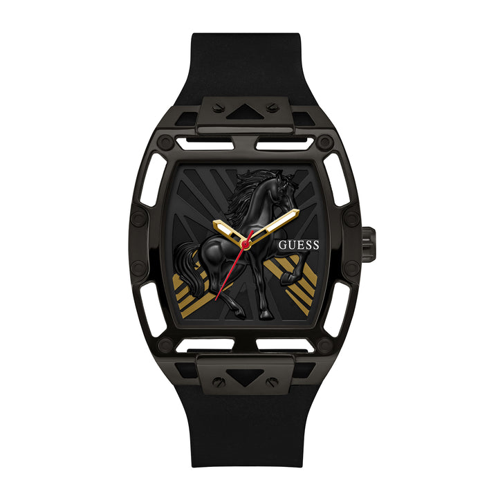 Guess Men's Watch Black Tone Case Black Dial Quartz