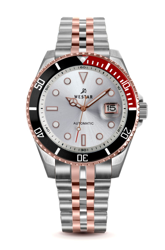 Westar Automatic Men's Silver Dial 42 mm Watch