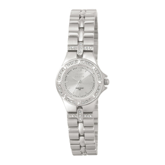 Invicta Wildflower Lady 21.5mm Stainless Steel Steel Silver dial 763 Quartz