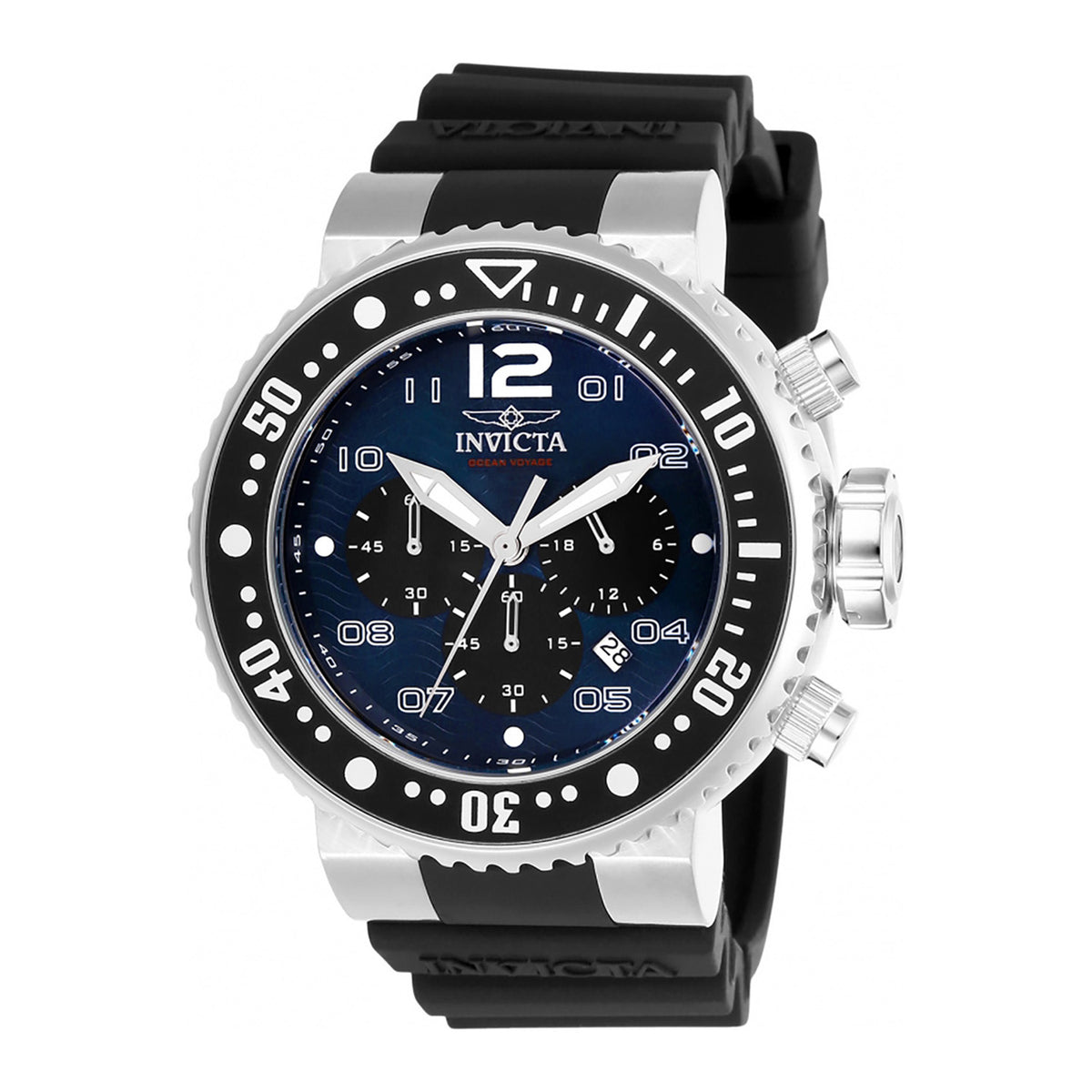 Invicta Pro Diver Men 52mm Stainless Steel + Aluminum Black + Silver + Steel Black+Blue dial VD53 Quartz