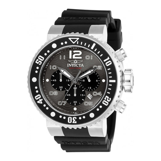Invicta Pro Diver Men 52mm Stainless Steel + Aluminum Black + Silver + Steel Black dial VD53 Quartz