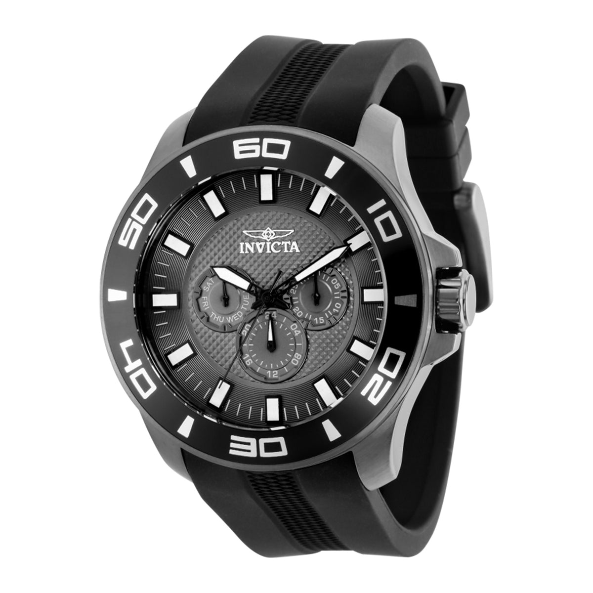 Invicta Pro Diver Men 50mm Stainless Steel Gunmetal Grey dial VH63 Quartz