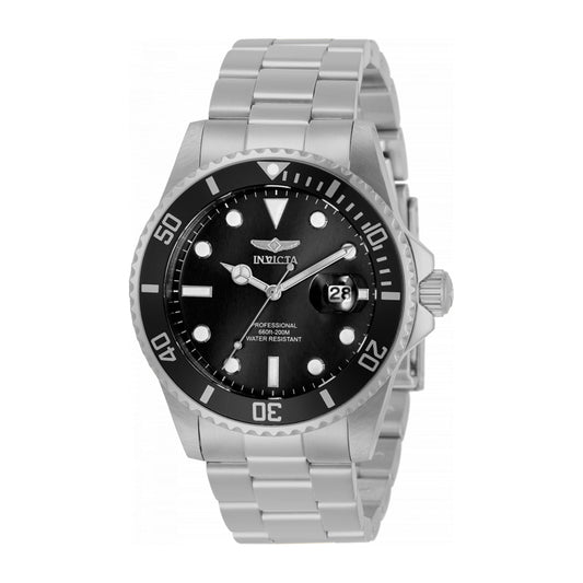 Invicta Pro Diver Men 42mm Stainless Steel Steel Black dial PC32 Quartz