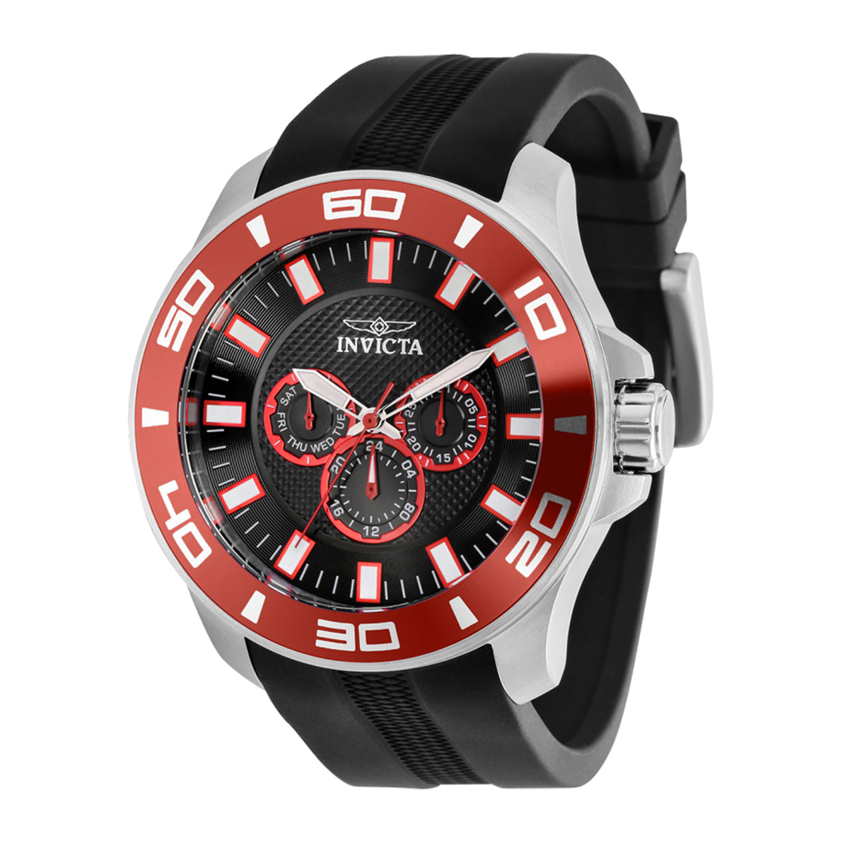 Invicta Pro Diver Men 50mm Stainless Steel Steel Black dial VH63 Quartz