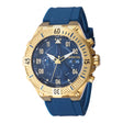 Invicta Aviator Men 50mm Stainless Steel Gold Blue dial VD5F Quartz
