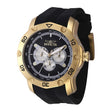 Invicta Pro Diver Men 50mm Stainless Steel Gold Black+Silver dial VH63 Quartz