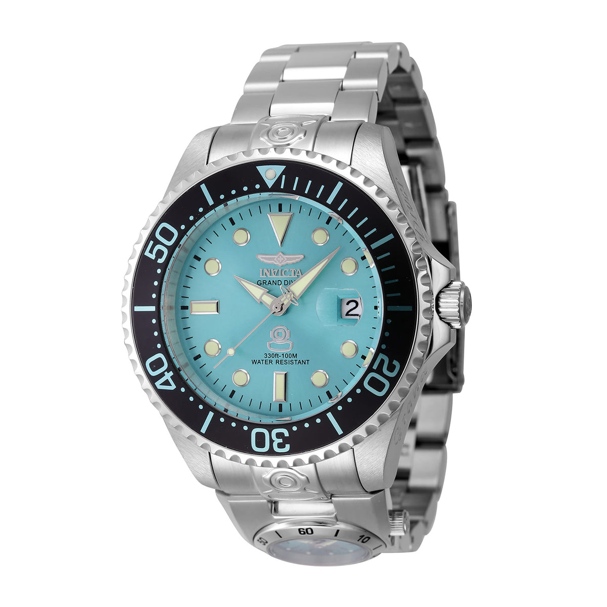 Invicta Pro Diver Men 47mm Stainless Steel Steel Blue dial NH35A Automatic