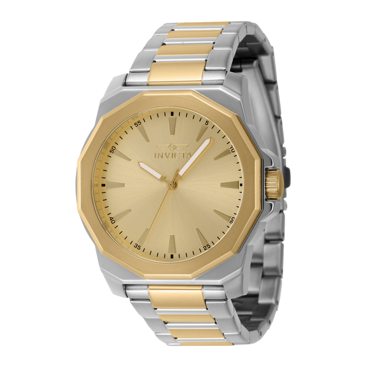 Invicta Speedway Men 42mm Stainless Steel Steel Gold dial PC21J Quartz - INV46835