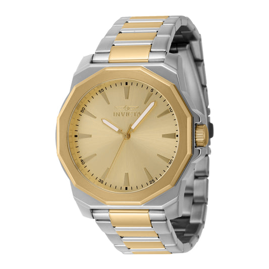 Invicta Speedway Men 42mm Stainless Steel Steel Gold dial PC21J Quartz