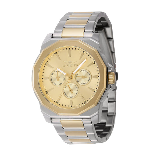 Invicta Speedway Men 42mm Stainless Steel Steel Gold dial VH63 Quartz