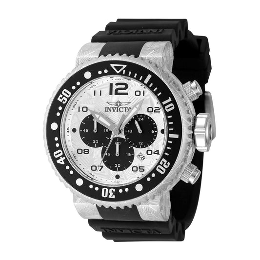 Invicta Pro Diver Men 52mm Stainless Steel + Aluminum Black + Silver + Steel Black+Silver dial VD53 Quartz