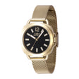 Invicta Wildflower Lady 32mm Stainless Steel Gold Black dial PC21 Quartz