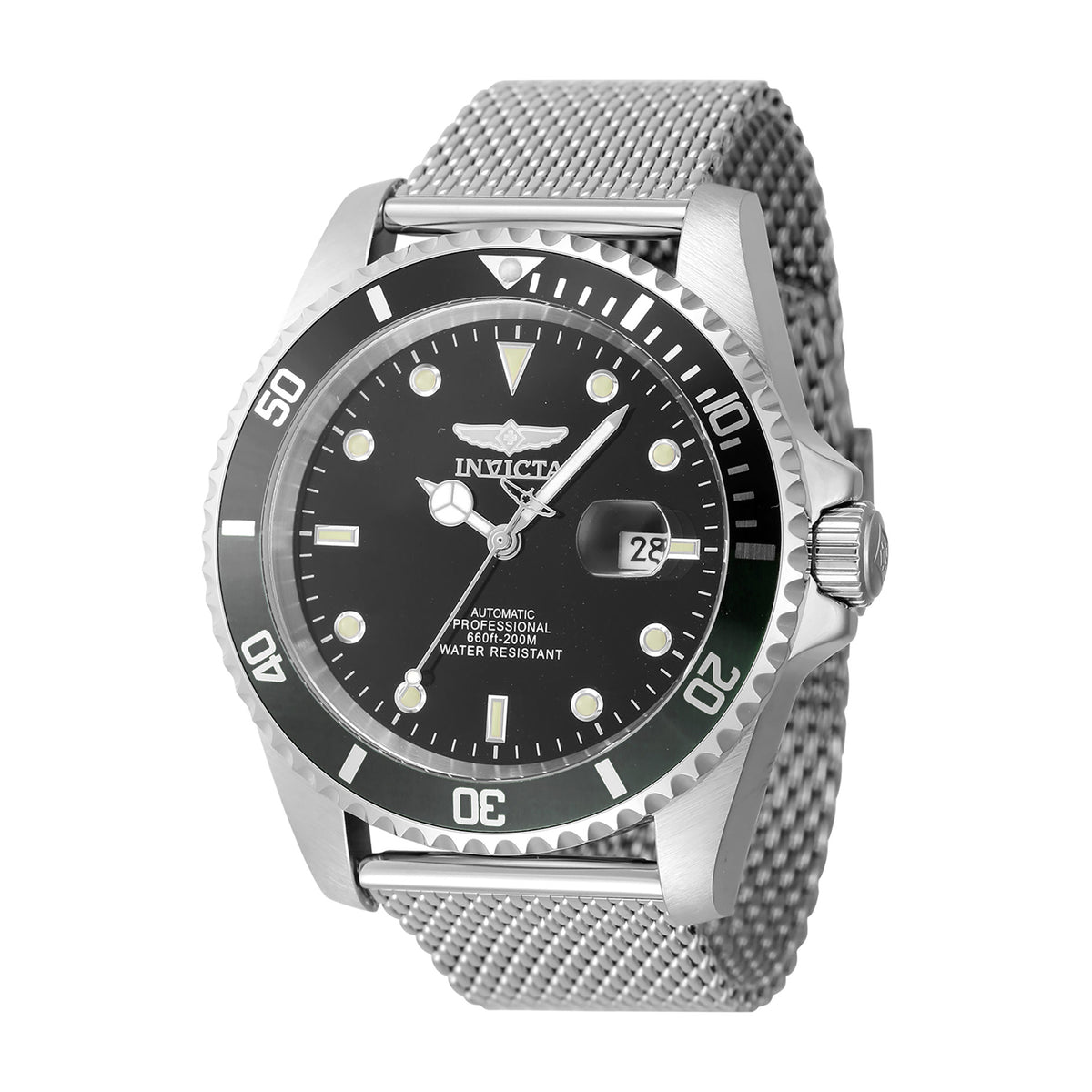 Invicta Pro Diver Men 47mm Stainless Steel Steel Black dial 8215 Automatic - INV47964