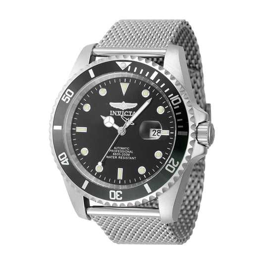 Invicta Pro Diver Men 47mm Stainless Steel Steel Black dial 8215 Automatic