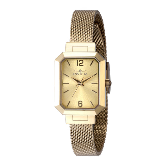 Invicta Angel Lady 21mm Stainless Steel Gold Gold dial PC21J Quartz