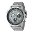 Chase Durer Flight Commander Men 49.5mm Stainless Steel Steel Light Green dial Z60 Fe Quartz