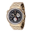 Chase Durer Flight Commander Men 49.5mm Stainless Steel Gold Black dial Z60 Fe Quartz