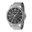 Technomarine MoonSun Men 45mm Stainless Steel Steel Charcoal dial VH63 Quartz