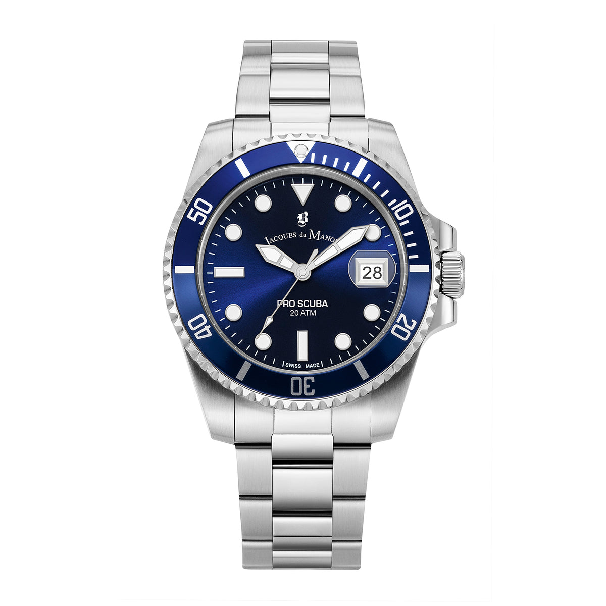 JDM Men's Pro Scuba 43 43mm Quartz Analog Watch JWG02802