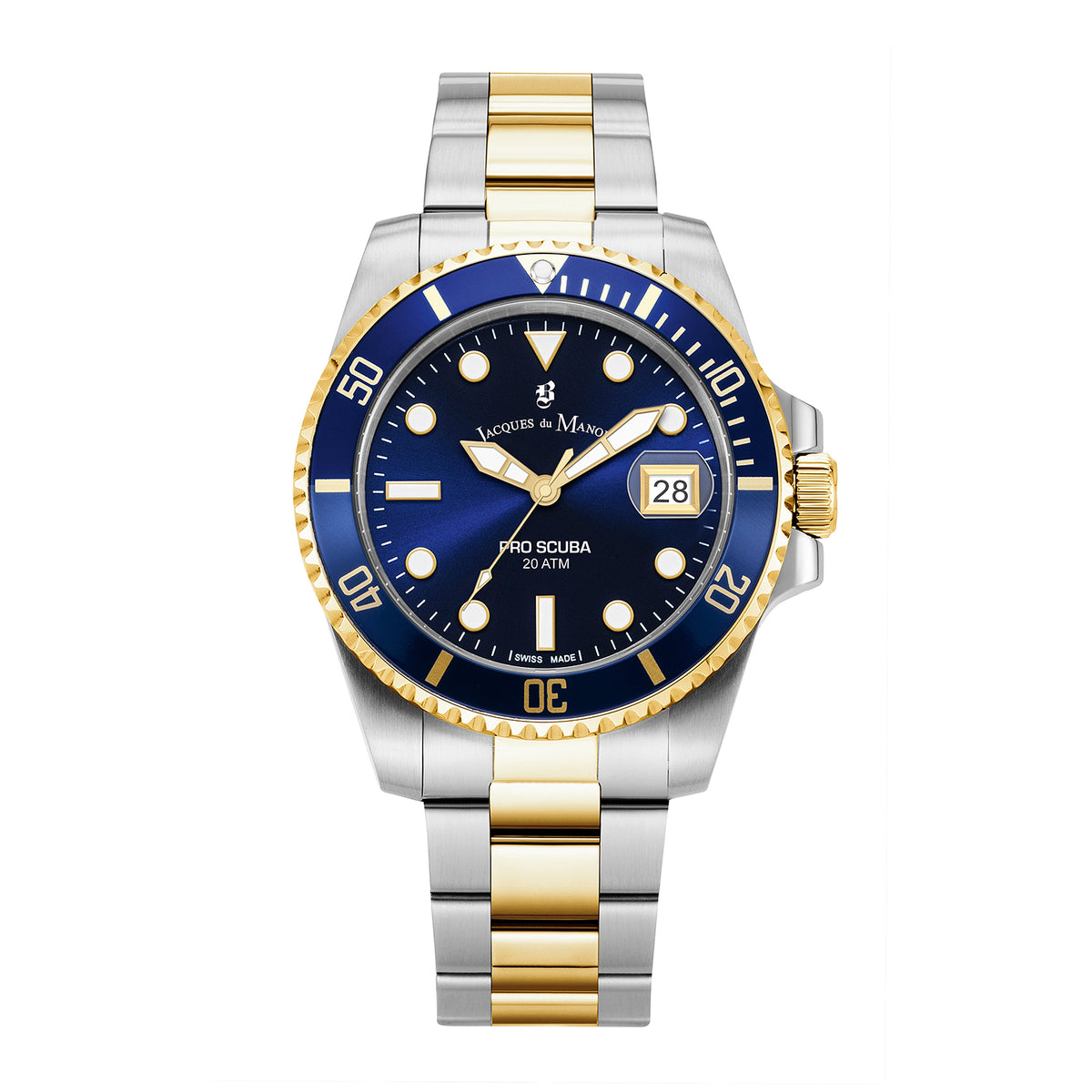 JDM Men's Pro Scuba 43 43mm Quartz Analog Watch JWG02806