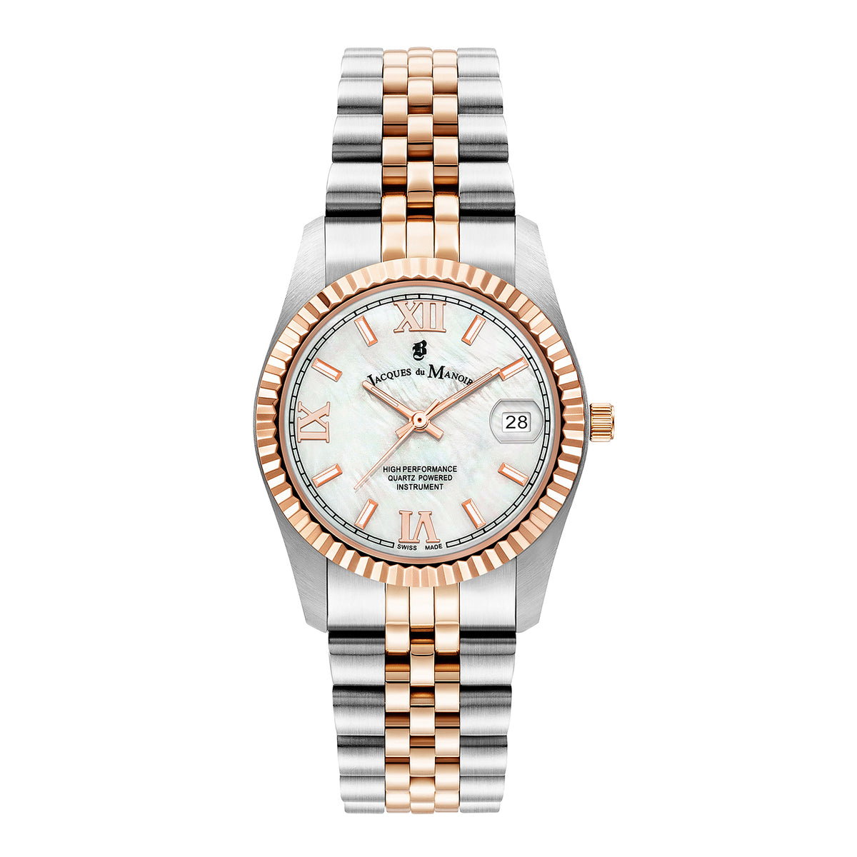 JDM Women's Inspiration Roman 34mm Quartz Analog Watch JWL01304