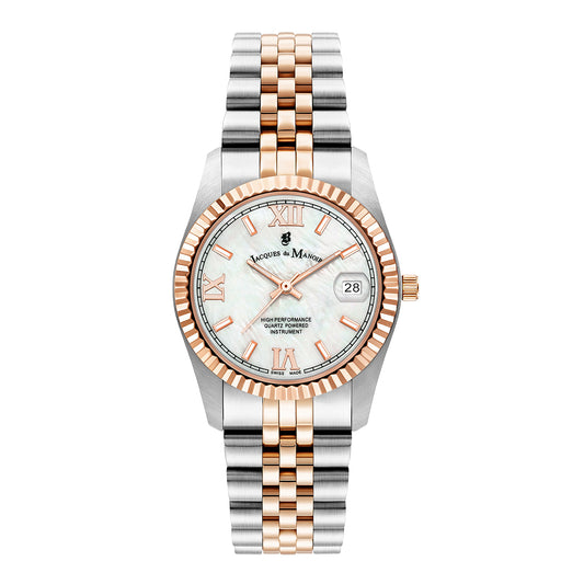 JDM Women's Inspiration Roman 34mm Quartz Analog Watch JWL01304