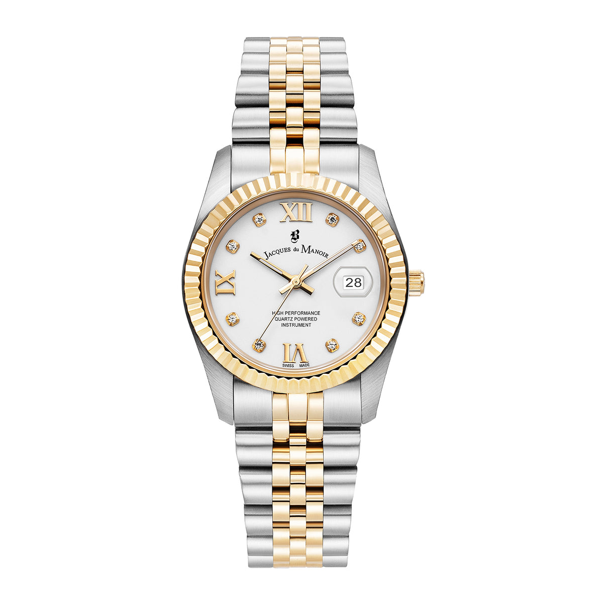 JDM Women's Inspiration Roman 34mm Quartz Analog Watch JWL01305
