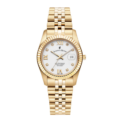 JDM Women's Inspiration Roman 34mm Quartz Analog Watch JWL01306