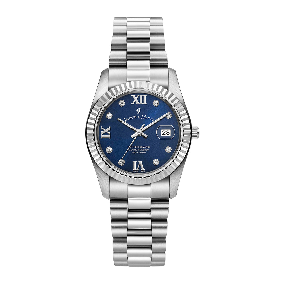 JDM Women's Inspiration Roman 34mm Quartz Analog Watch JWL01307