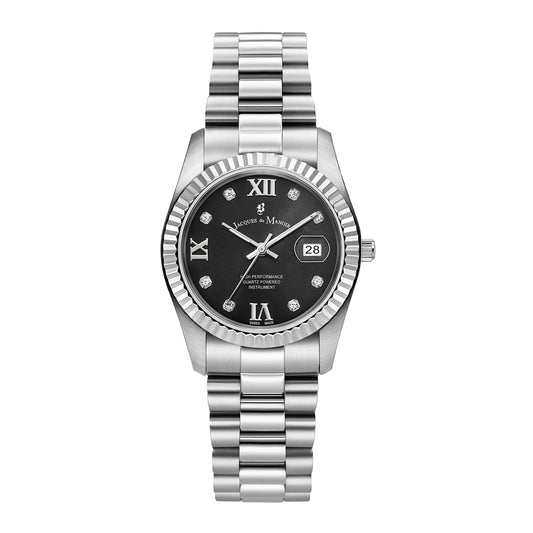 JDM Women's Inspiration Roman 34mm Quartz Analog Watch JWL01308