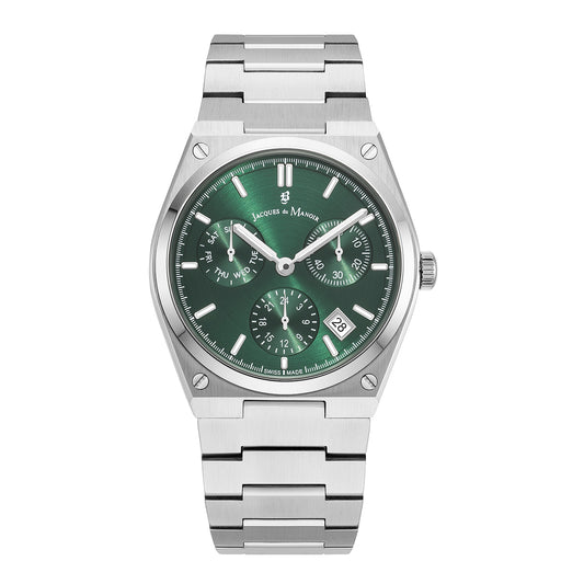 JDM Men's Horizon Multifunction 41mm Quartz Analog Watch JWN05702