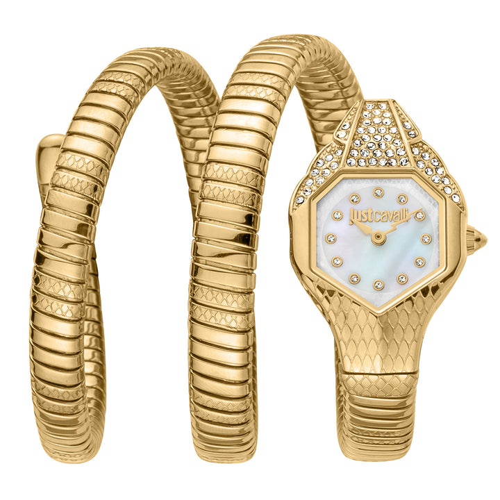 Just Cavalli Women's Signature Snake Quartz Watch