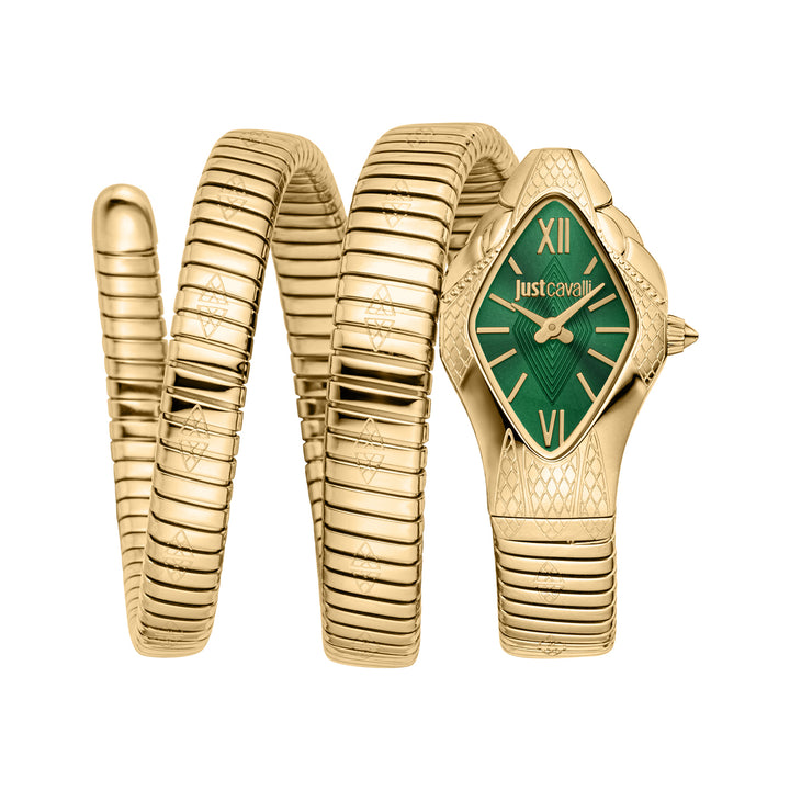 Just Cavalli Women's Signature Snake Quartz Watch
