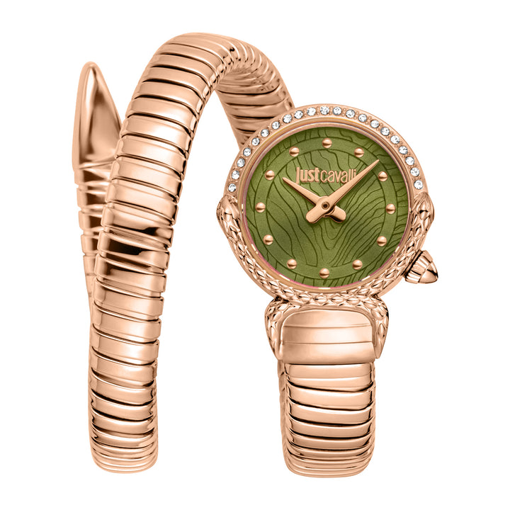 Just Cavalli Women's Signature Snake Quartz Watch