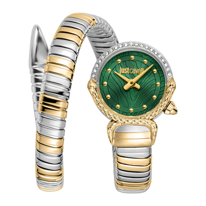 Just Cavalli Women's Signature Snake Quartz Watch