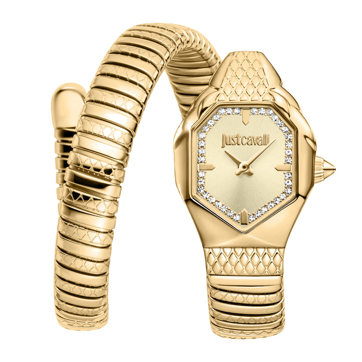 Just Cavalli Women's Signature Snake Quartz Watch