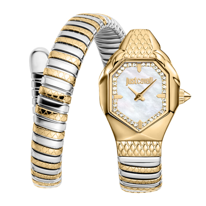 Just Cavalli Women's Signature Snake Quartz Watch