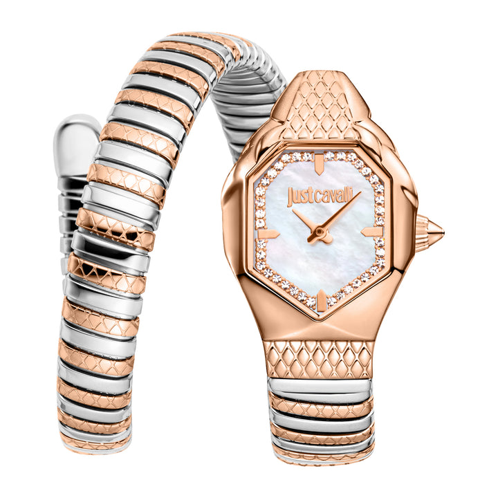 Just Cavalli Women's Signature Snake Quartz Watch