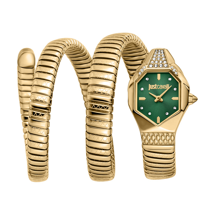 Just Cavalli Women's Signature Snake Quartz Watch