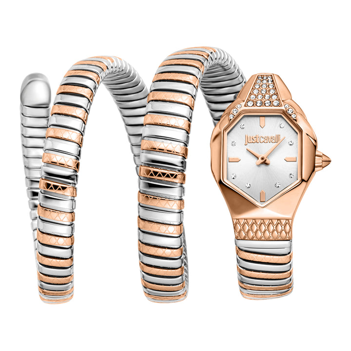 Just Cavalli Women's Signature Snake Quartz Watch