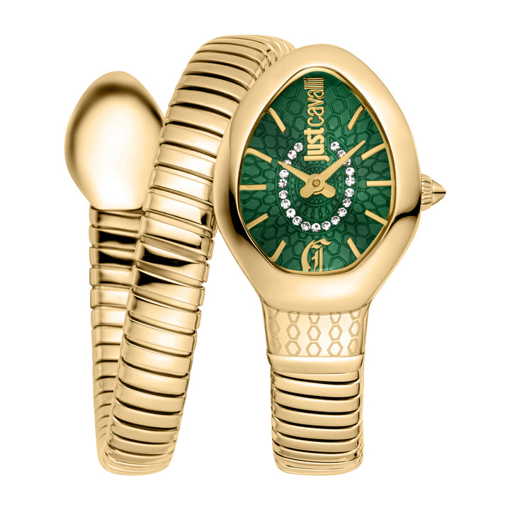 Just Cavalli Women's Signature Snake Quartz Watch